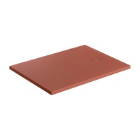 AQUAROCK kompozytowy brodzik prysznicowy antypoślizgowy, 90 x 120 cm, terracotta mat