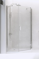 KABINA NEW AZURA ASYMETRYCZNA L 100x80x195 CZYSTE 6mm ACTIVE SHIELD