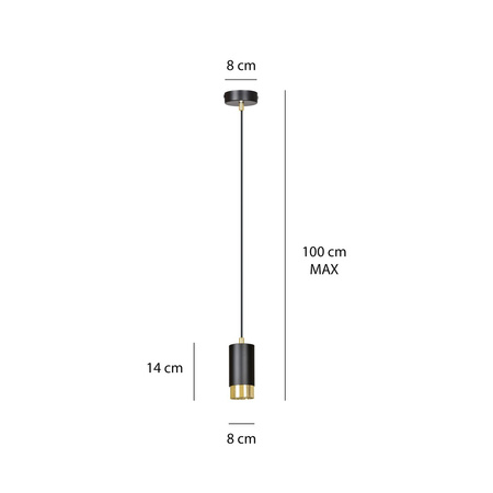 FUMIKO 1 BL/GOLD