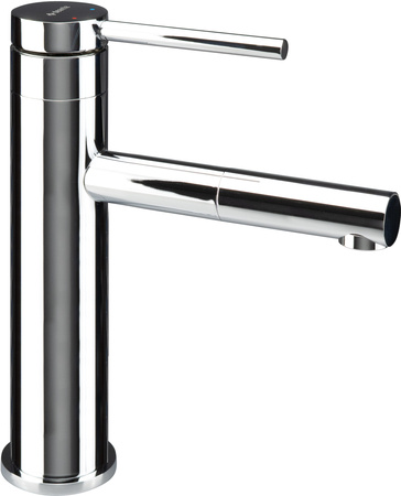 Bateria umywalkowa z wyciąganą wylewką