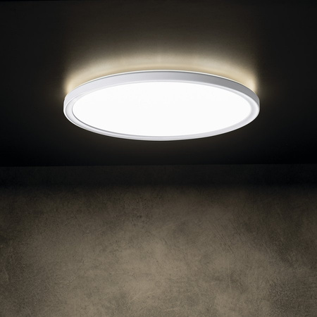 AZPO lampa sufitowa LED, średnica 225mm, 11,8W, 3000/4000/6000K, IP54, biały