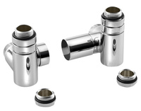 CORNER COMBI SIMPLY zestaw przyłączeniowy, prawy, chrom