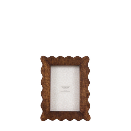 Avila Wooden Scallop Photo Frame 6x4in