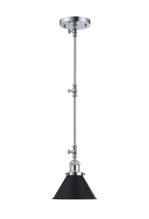 LAMPA ŚCIENNA LOFTOWA CHROMOWANA DERI W2