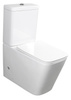 PORTO RIMLESS kompakt WC, odpływ poziomy/pionowy, biały