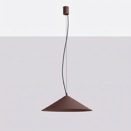 Lampa wisząca FINT brązowa LED 4000K