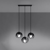 Lampa wisząca TULOS 3L czarna