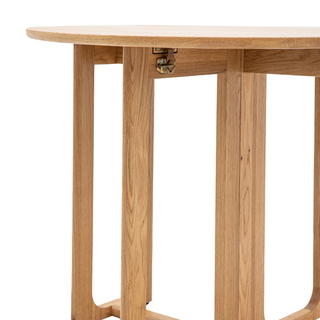 Craft Folding Dining Table Natural 1000x1000x750mm