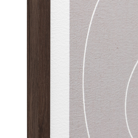 Obraz w ramie „Continuation” – naturalny, 50 × 3 × 60 cm, zestaw 2 szt.