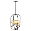 LAMPA WISZĄCA LOFT CZARNO-MOSIĘŻNA MONTEREY W4