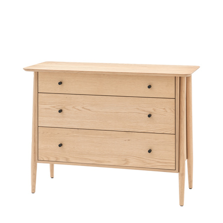 Hatfield 3 Drawer Chest Natural 1060x450x770mm