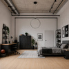 Lampa wisząca ACIRCULO 74 cm - czrny ring LED