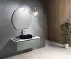DARA CUT lustro podświetlane LED 20W, ø 100x90cm, folia grzewcza