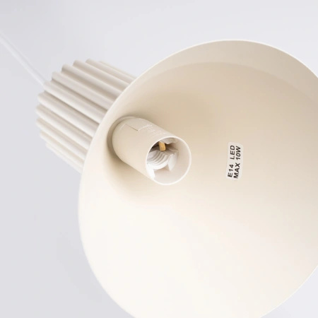 Lampa wisząca ESTRIA 3P beżowa
