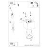 Plafon QUAD 1 szary