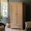 Szafa Malvern – szuflady: 1, naturalna, 98 × 58 × 187,5 cm