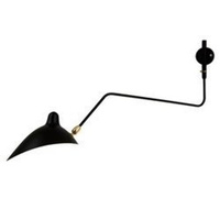 Lampa ścienna CRANE-1W 99 cm - loftowy kinkiet, czarny