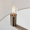Daley Pendant Matt Nickel 395-655mm