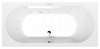 LEVANA wanna z hydromasażem, 170x80x39cm, Highline Hydro-Air, chrom