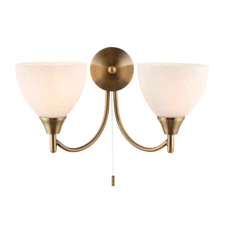 Alton 2 Wall Light Satin Chrome
