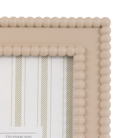 Cove Beaded Photo Frame 6x4in Mocha