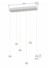 7039-608 Lampa wisząca szóstka QUIBERON biała