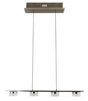 7066-503 Lampa wisząca czwórka CASSIS nikiel-mat