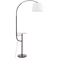 LAMPA STOJĄCA PODŁOGOWA CZARNO-BIAŁA MADEO