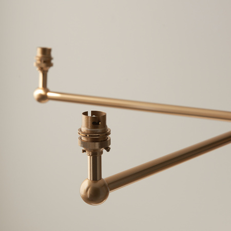 Santiago 5 Pendant Light Fitting Brushed Brass
