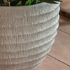 Lorca Ridged Outdoor Planter White 450x450x330mm