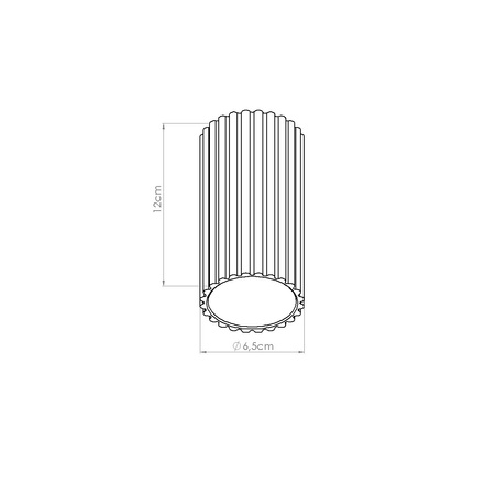 Plafon IVAR czarny LED 4000K