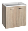 ZOJA/KERAMIA FRESH szafka umywalkowa 49x50x24,5cm, dąb platin