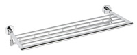 X-ROUND półka na ręczniki składana z haczykami 600mm, chrom