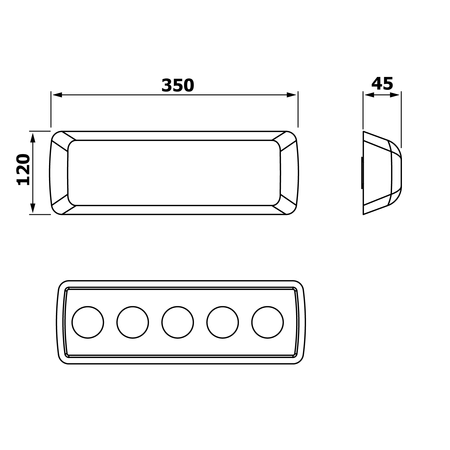 MANAR zagłówek do wanny, antracyt