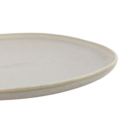 Pebble Glaze Side Plate Dove Grey (4pk)