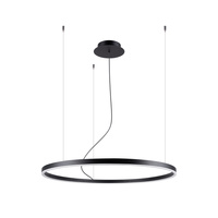 Żyrandol ODA 80 czarny LED 4000K