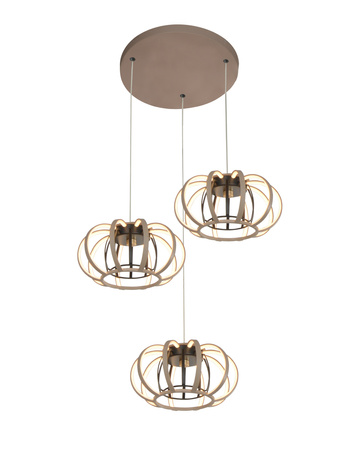 5033-313 Lampa wisząca trójka SALO kaszmirowy