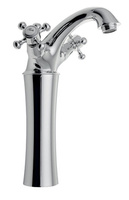 ANTEA bateria umywalkowa wysoka z odpływem, wysokość 245mm, chrom