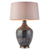 Lampa stołowa Ilsa – czarna / szara, 21,5 × 21,5 × 59 cm