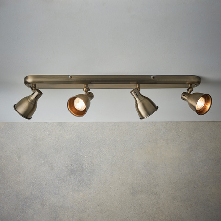 Westbury 4 Ceiling Light Antique Brass