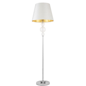 LAMPA STOJĄCA PODŁOGOWA SREBRNA MURANEO