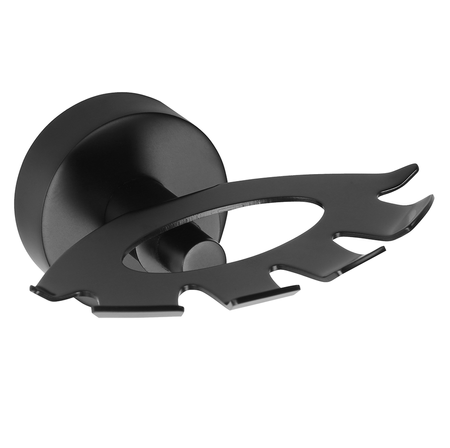 X-ROUND BLACK uchwyt szczotki, czarny mat