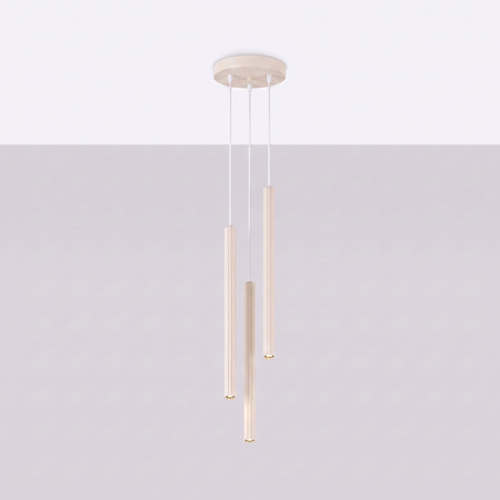 Lampa wisząca ARCHE 3P beżowa