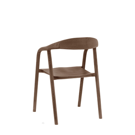 Madrid Dining Chair Walnut 552x565x775mm (2pk)