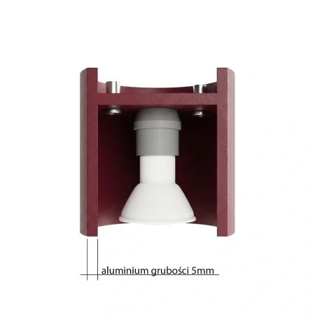 Plafon ORBIS 2 burgund