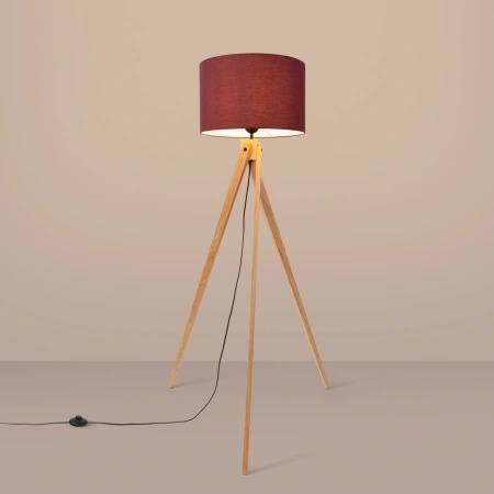 Lampa podłogowa NATT burgund