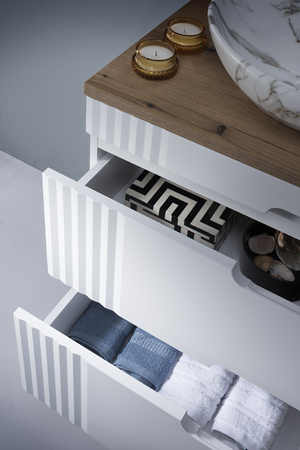 Szafka pod umywalkę 120cm 2 szuflady