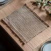 Striped Jute Placemats 4pk 350x450mm