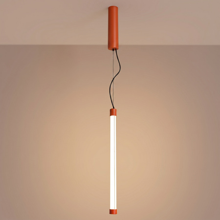 Lampa wisząca TRANG 50 ochra czerwona LED 3000K