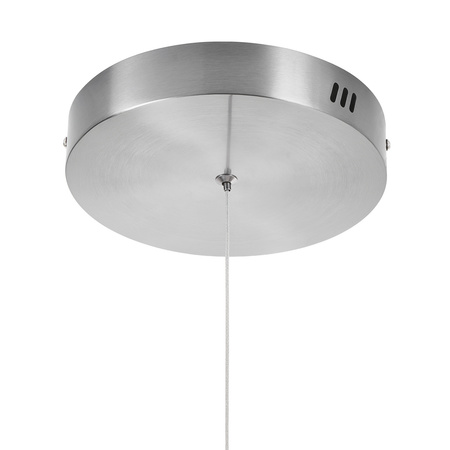 Lampa wisząca CIRCLE 120 cm - LED, ring nikiel szczotkowany